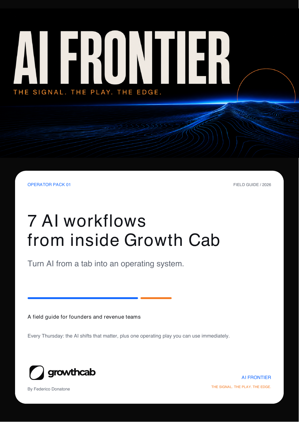AI Frontier Operator Pack cover