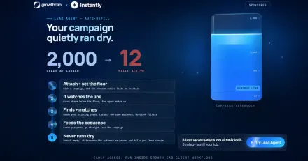 AI Prospecting Tools: The Agent That Refills a Campaign Before It Runs Dry