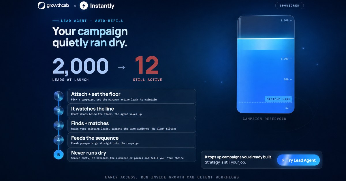 AI Prospecting Tools: The Agent That Refills a Campaign Before It Runs Dry