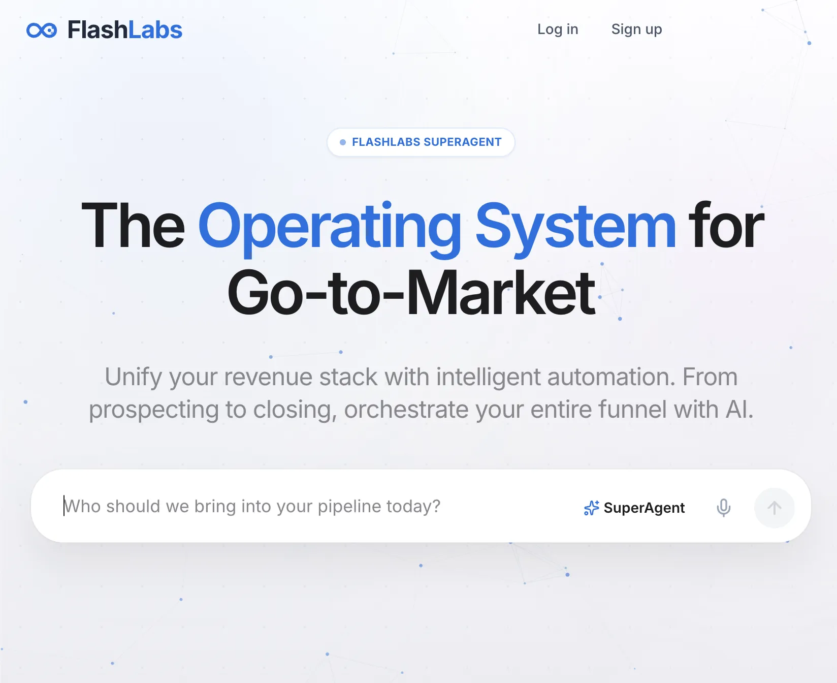 FlashLabs Super Agent product interface
