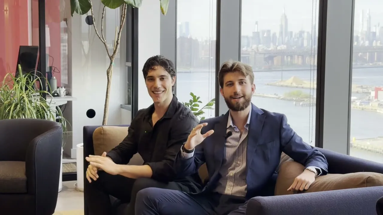 Federico Donatone and Lorenzo Asnaghi, Growth Cab founders, in New York