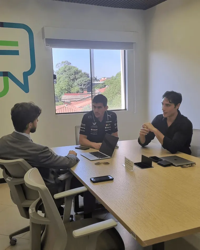 Growth Cab team in a client meeting